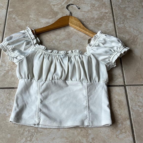 Off the shoulder milkmaid top - Picture 2 of 3